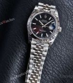 VS Factory Rolex Datejust 3235 Movement 41mm Black Face SS Jubilee Band Watch